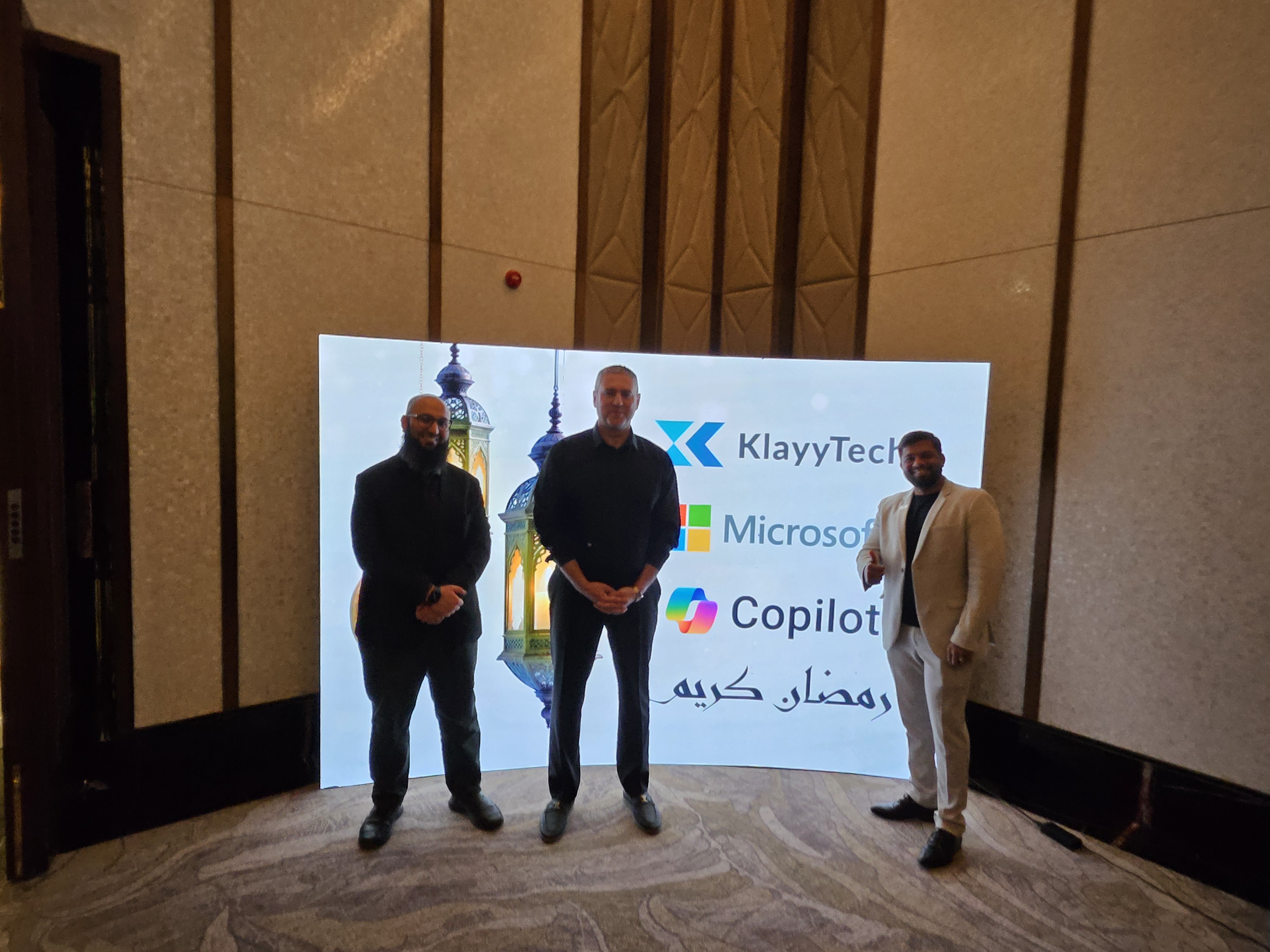 With the team at the KlayyTech x Microsoft Copilot Ramadan Suhoor